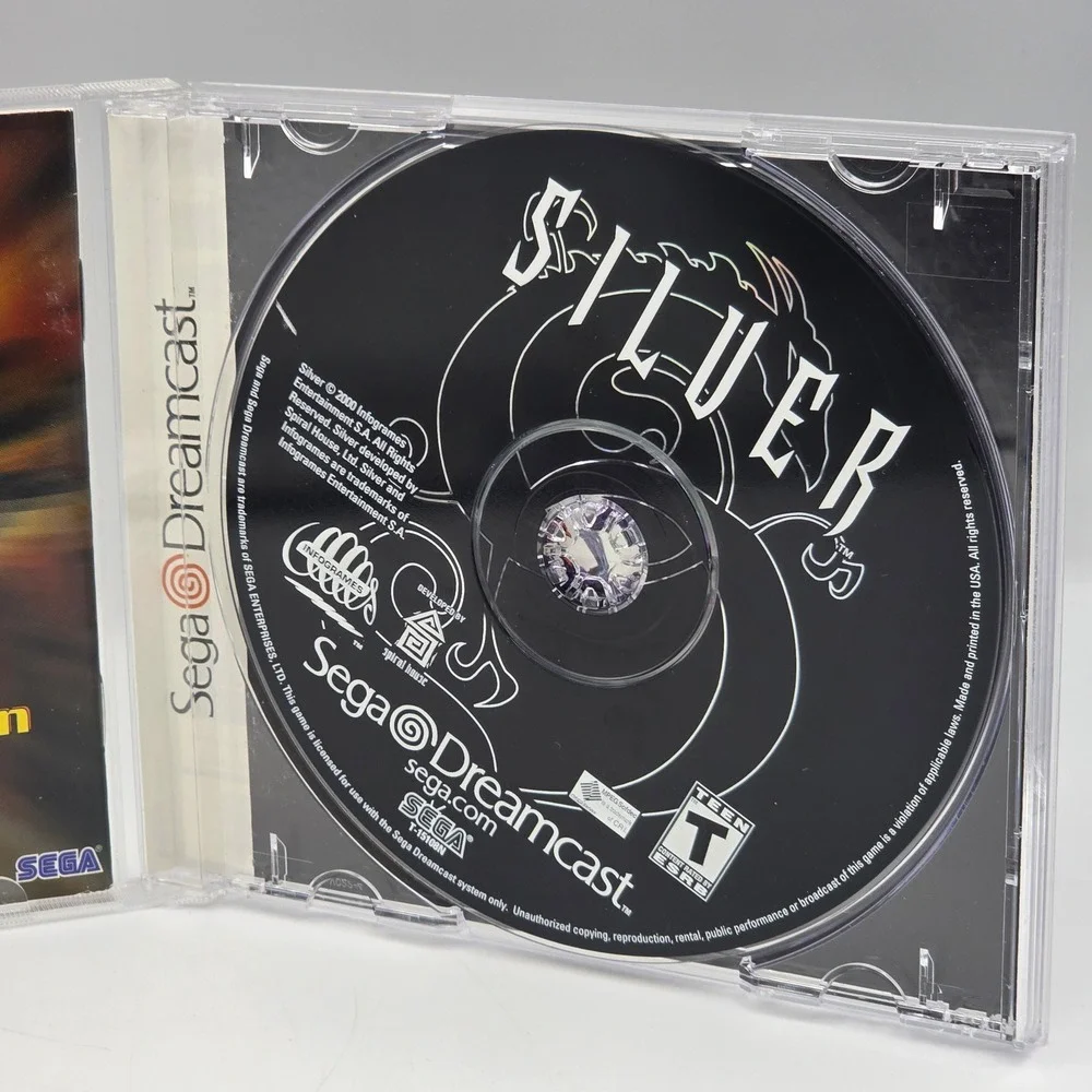 Sega Silver Dreamcast Unisex OS Black Action RPG Real-Time Combat Game